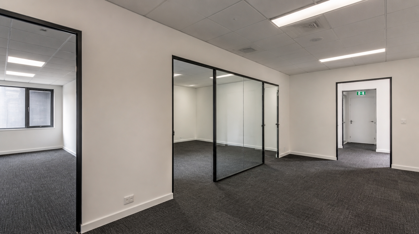freshly painted interior offices in Melbourne CBD | Montado Painting & Decorating